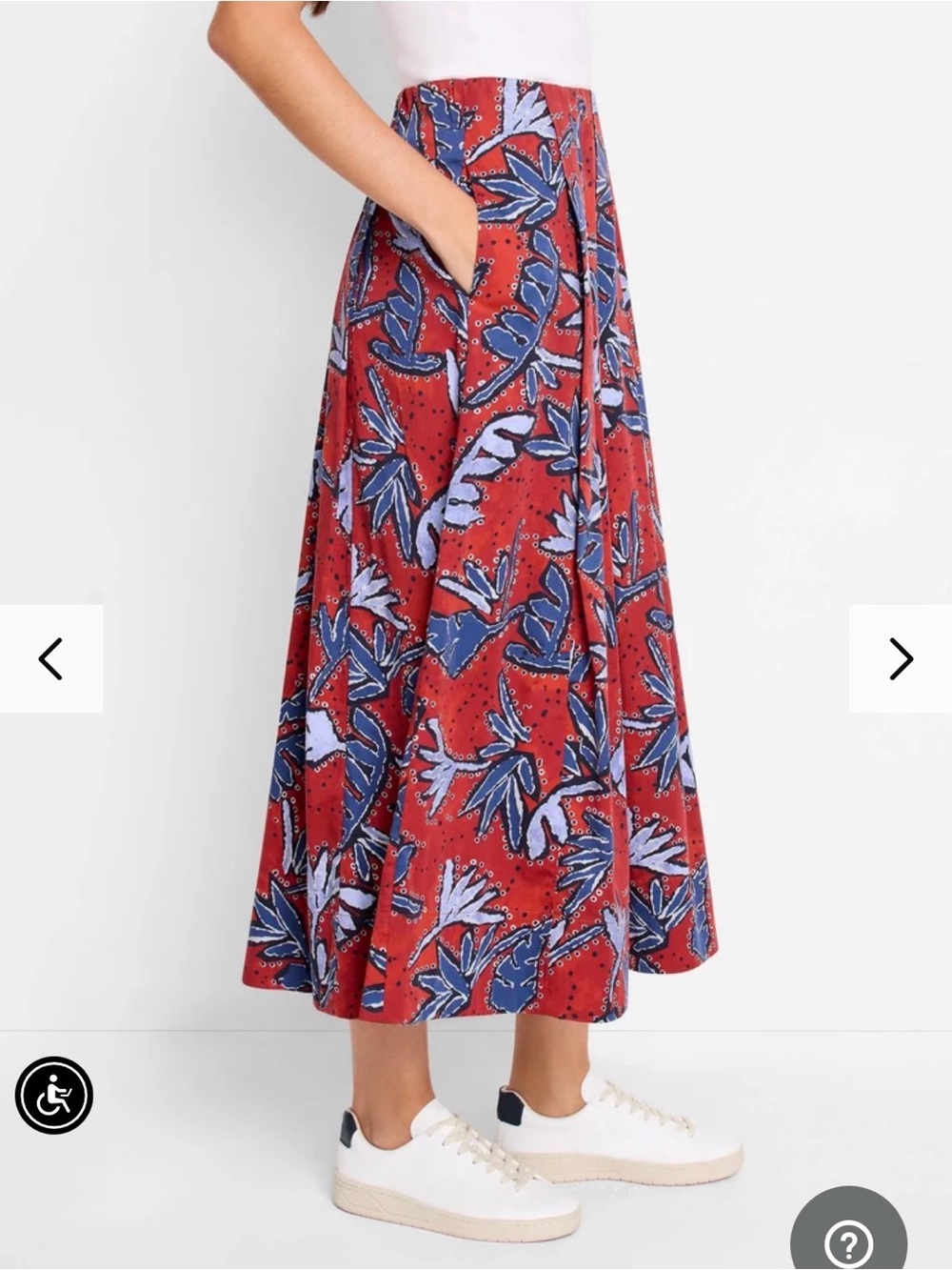 NIC+ZOE Skirt with pockets!